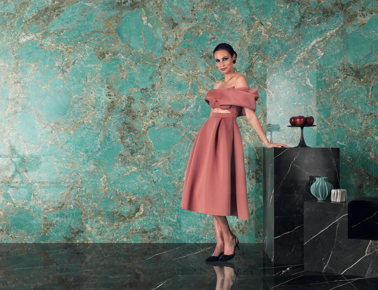 Atlas Concorde HybridSlab™ Amazzonite Rectified Porcelain Slab