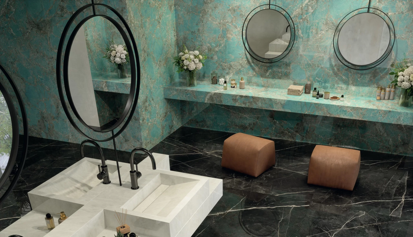 Atlas Concorde HybridSlab™ Amazzonite Rectified Porcelain Slab