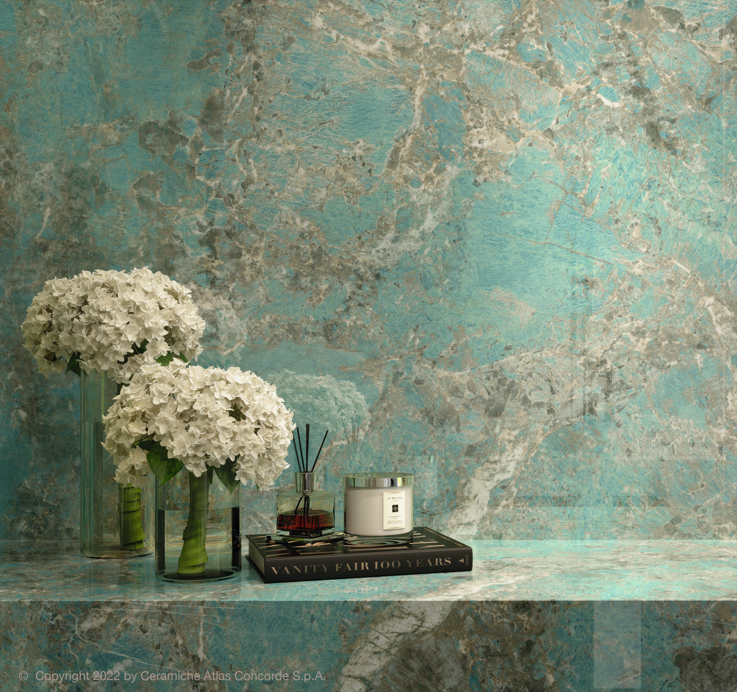 Atlas Concorde HybridSlab™ Amazzonite Rectified Porcelain Slab