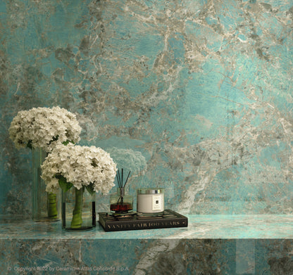 Atlas Concorde HybridSlab™ Amazzonite Rectified Porcelain Slab
