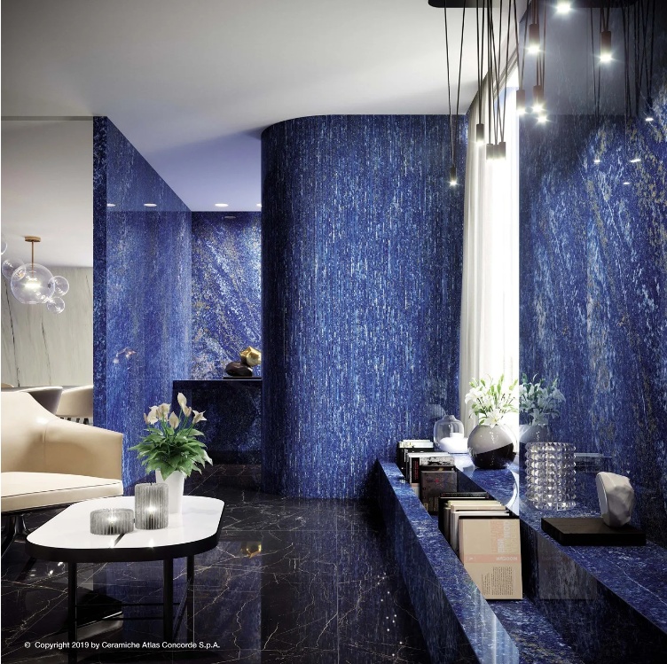 Atlas Concorde HybridSlab™ Ultramarine Rectified Porcelain Slab