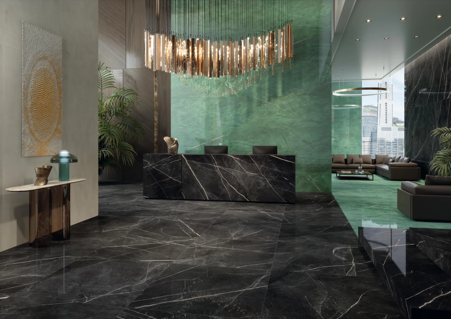 Atlas Concorde HybridSlab™ Exotic Green Rectified Porcelain Slab