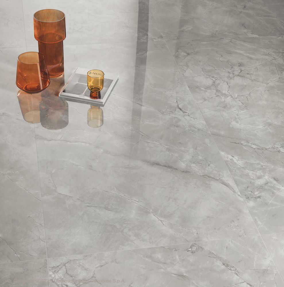 Atlas Concorde HybridSlab™ Grey Cloud Rectified Porcelain Slab
