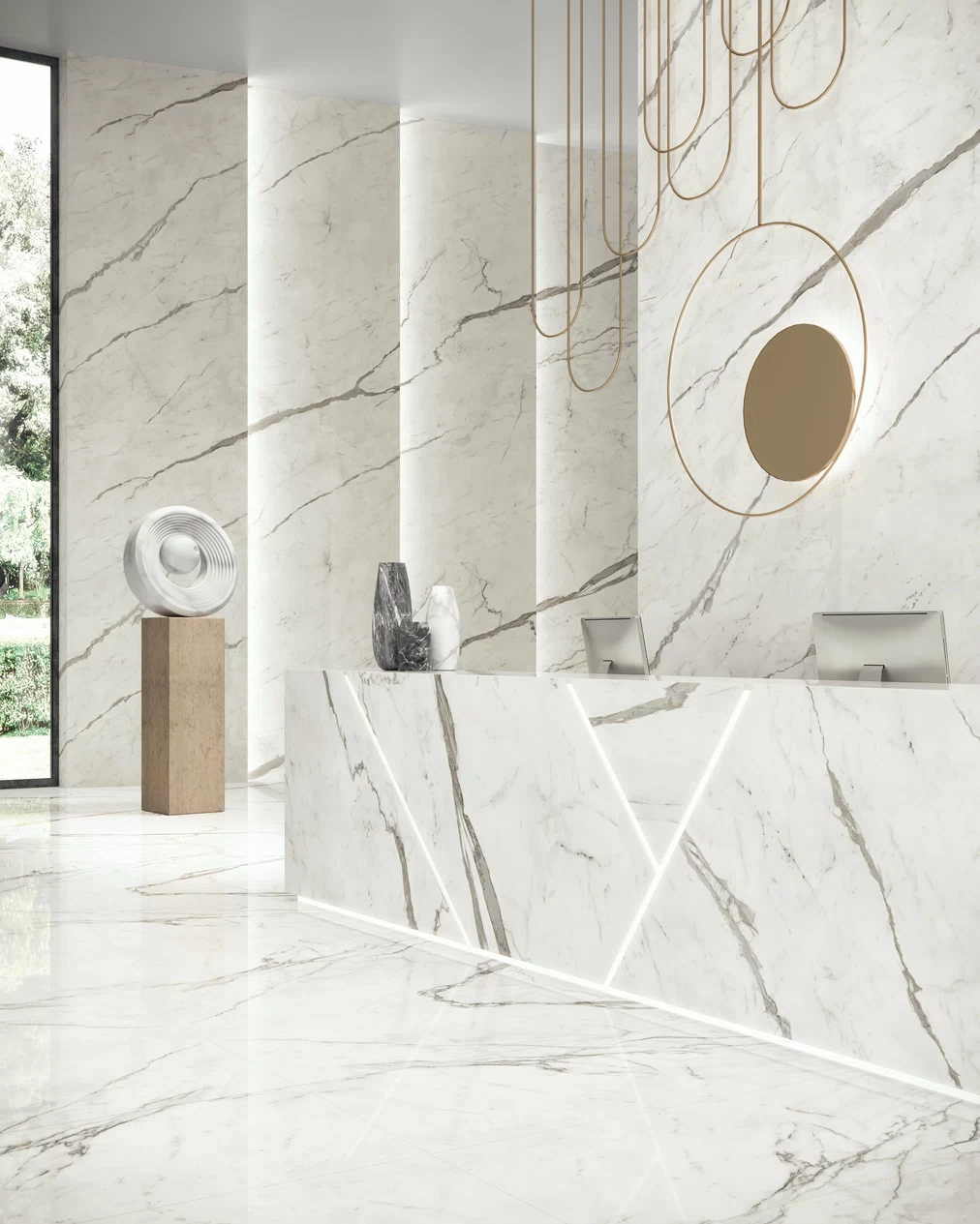 Atlas Concorde HybridSlab™ Statuario Supremo Rectified Porcelain Slab