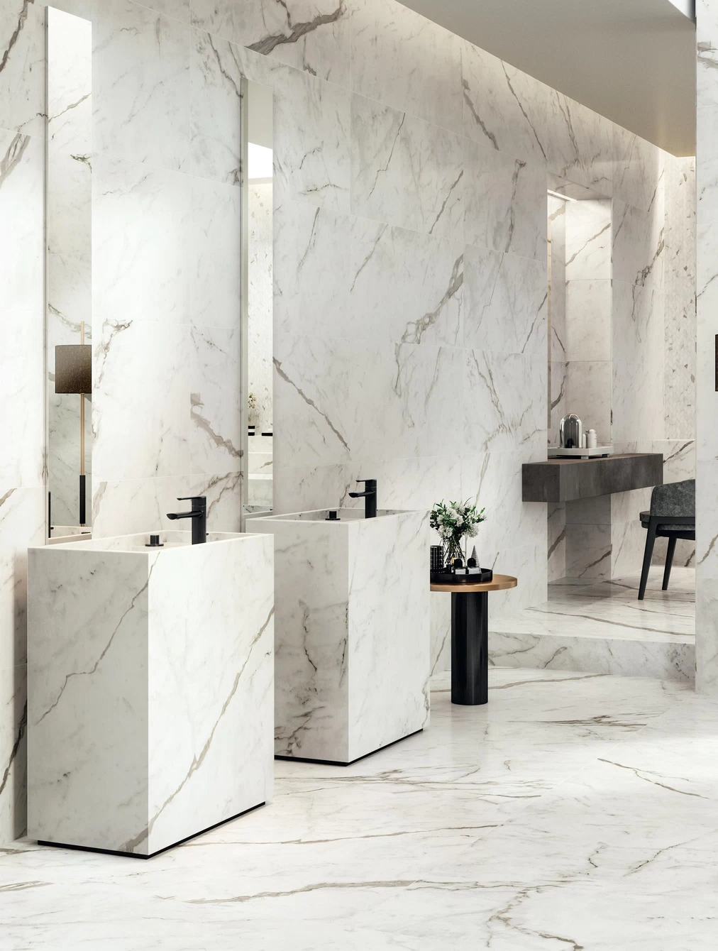 Atlas Concorde HybridSlab™ Statuario Supremo Rectified Porcelain Slab