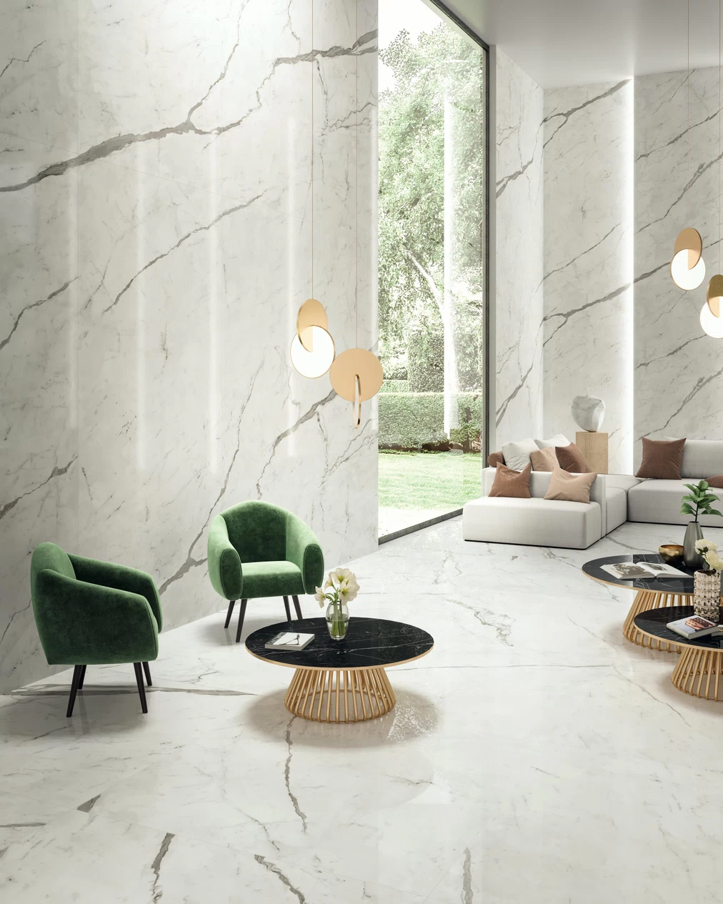 Atlas Concorde HybridSlab™ Statuario Supremo Rectified Porcelain Slab