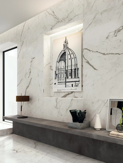 Atlas Concorde HybridSlab™ Statuario Supremo Rectified Porcelain Slab