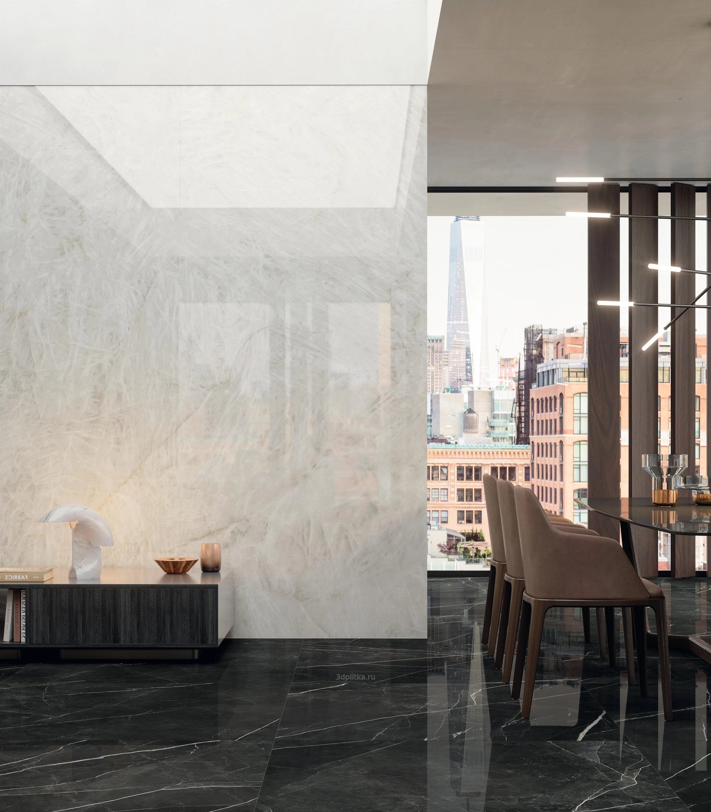 Atlas Concorde HybridSlab™ Crystal White Rectified Porcelain Slab