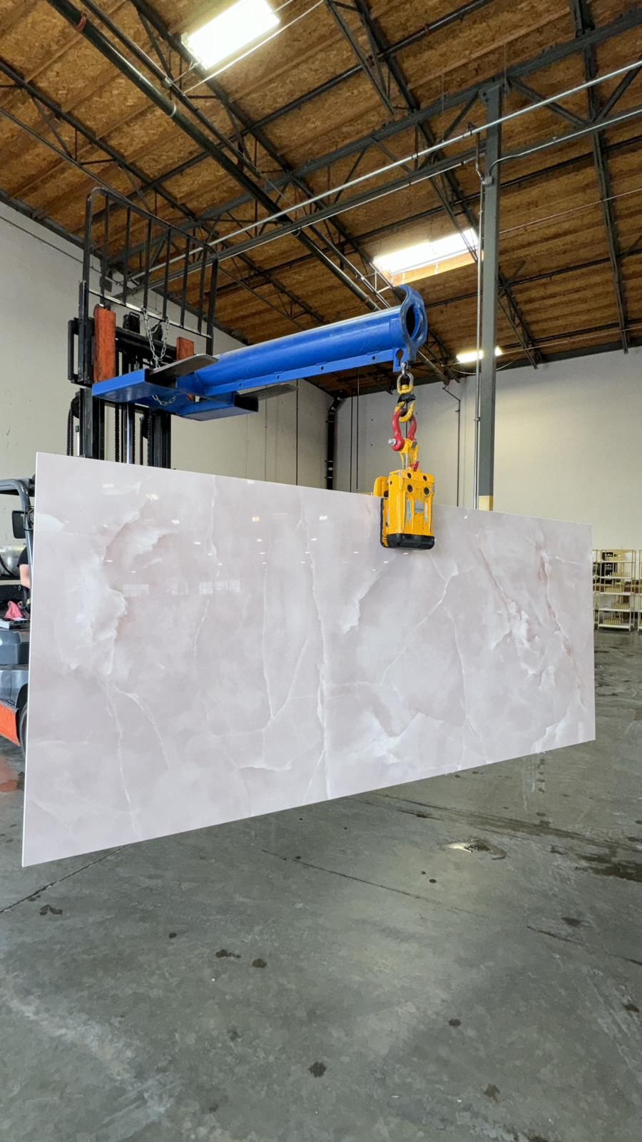 Atlas Concorde HybridSlab™ Onyx Rose Rectified Porcelain Slab