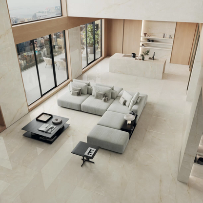 Atlas Concorde HybridSlab™ Onyx White Rectified Porcelain Slab
