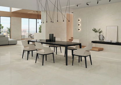 Atlas Concorde HybridSlab™ Onyx White Rectified Porcelain Slab