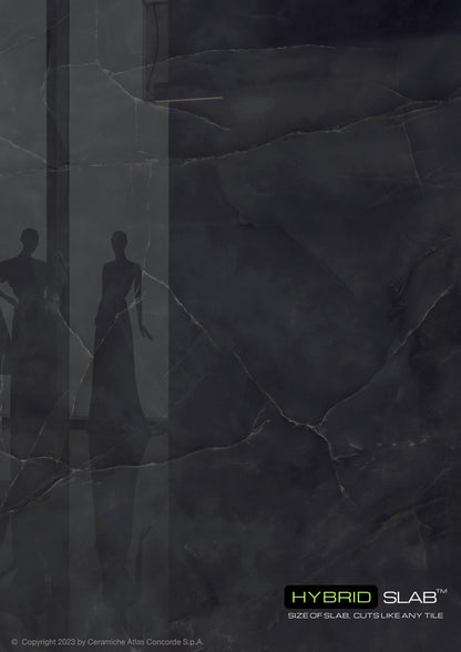 Atlas Concorde HybridSlab™ Onyx Nior Rectified Porcelain Slab