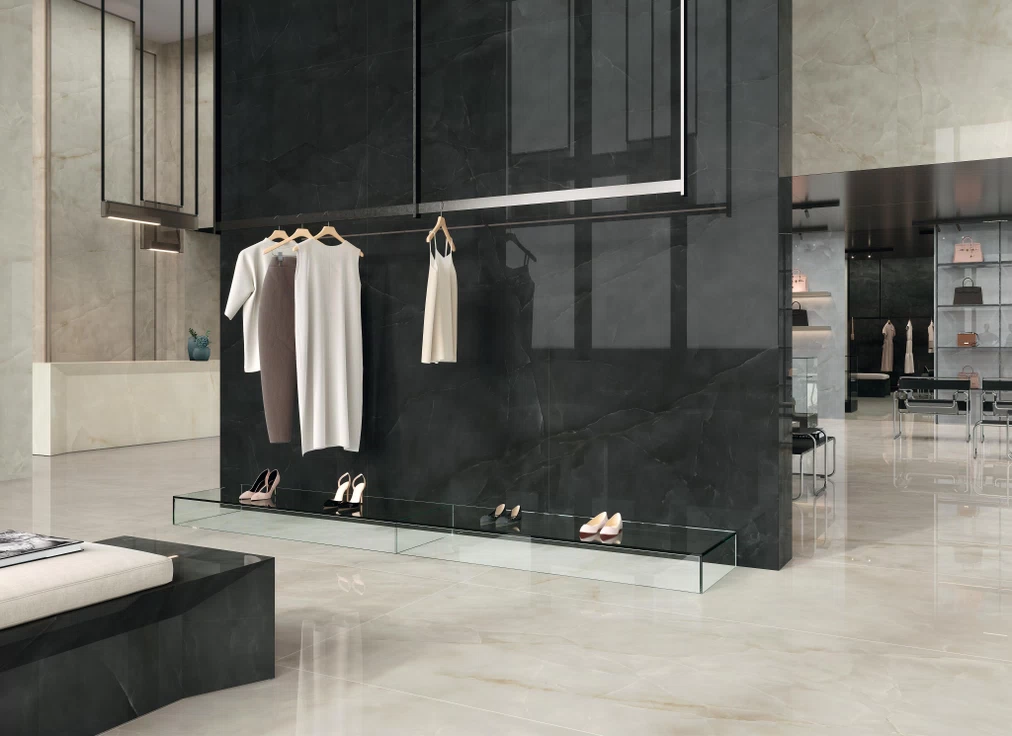 Atlas Concorde HybridSlab™ Onyx Nior Rectified Porcelain Slab