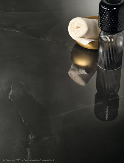 Atlas Concorde HybridSlab™ Onyx Nior Rectified Porcelain Slab