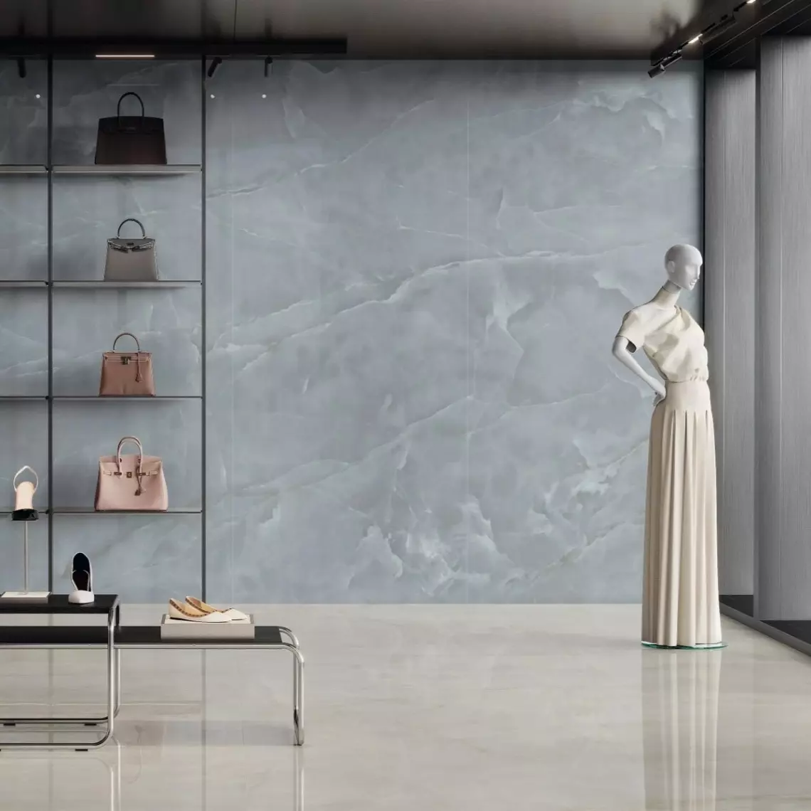 Atlas Concorde HybridSlab™ Onyx Sky Rectified Porcelain Slab