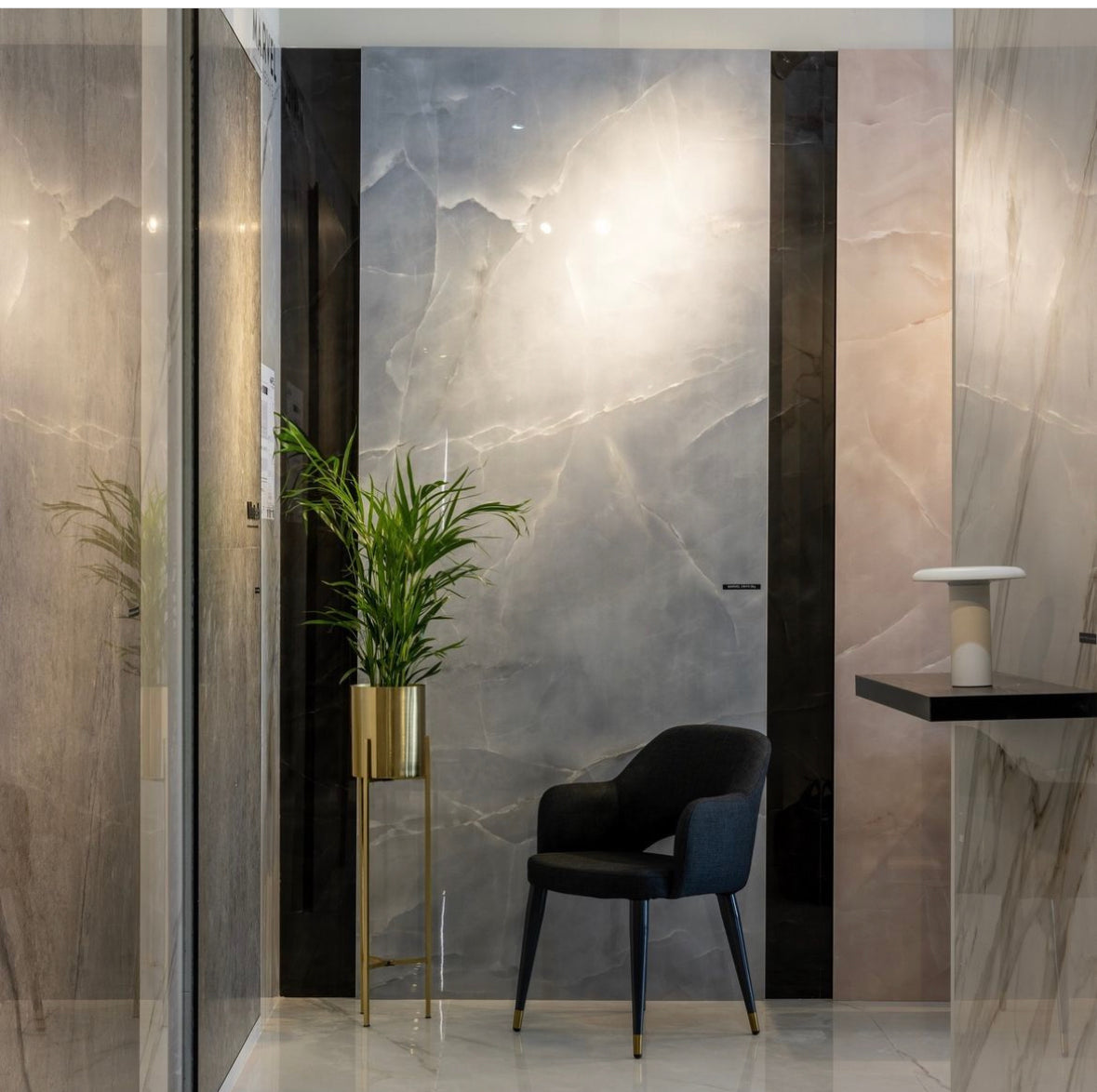 Atlas Concorde HybridSlab™ Onyx Sky Rectified Porcelain Slab