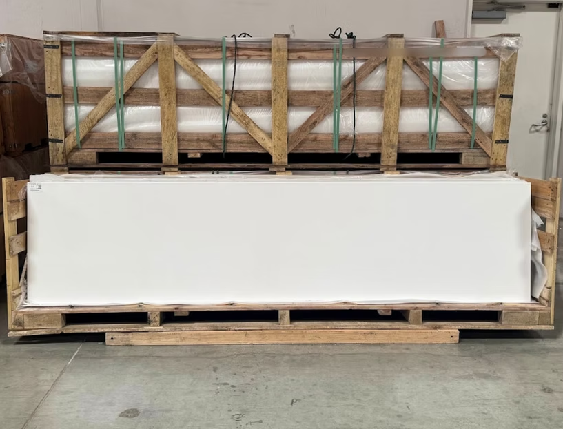 Pure White Sintera Silica-Free Quartz Slab