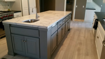 Calacatta Cielo Quartz Slab