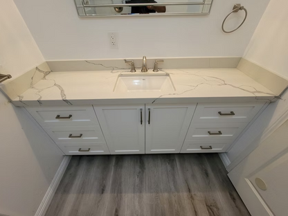 Calacatta Cielo Quartz Slab