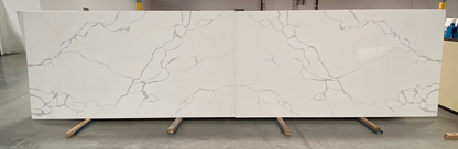 Calacatta Cielo Quartz Slab