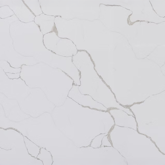 Calacatta Del Sol Sintera Silica-Free Quartz Slab