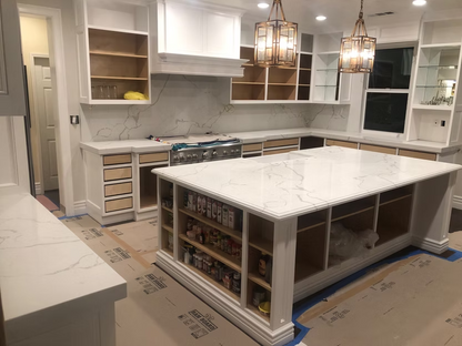 Calacatta Del Sol Sintera Silica-Free Quartz Slab