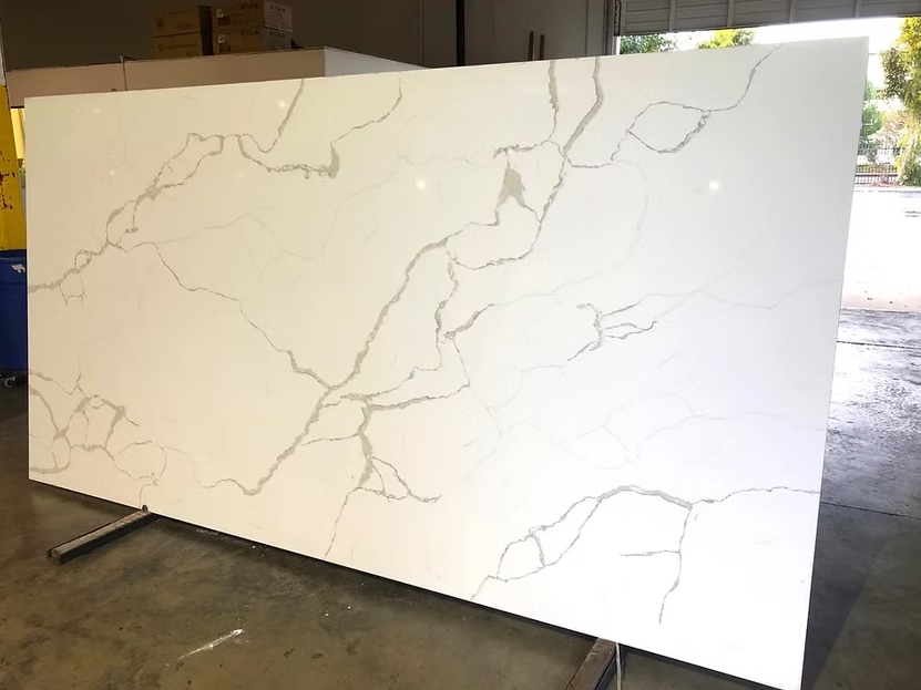 Calacatta Del Sol Sintera Silica-Free Quartz Slab
