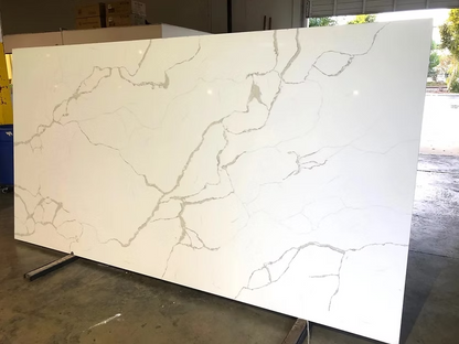 Calacatta Del Sol Sintera Silica-Free Quartz Slab
