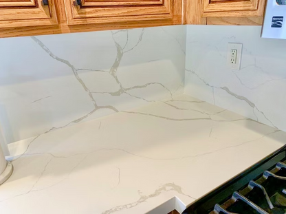 Calacatta Del Sol Sintera Silica-Free Quartz Slab