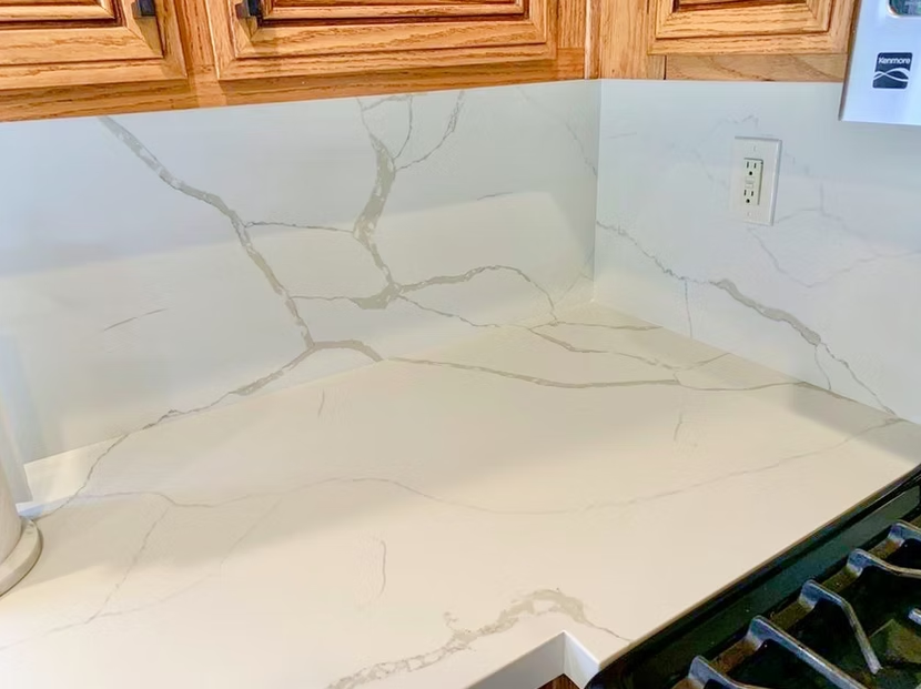 Calacatta Del Sol Quartz Slab