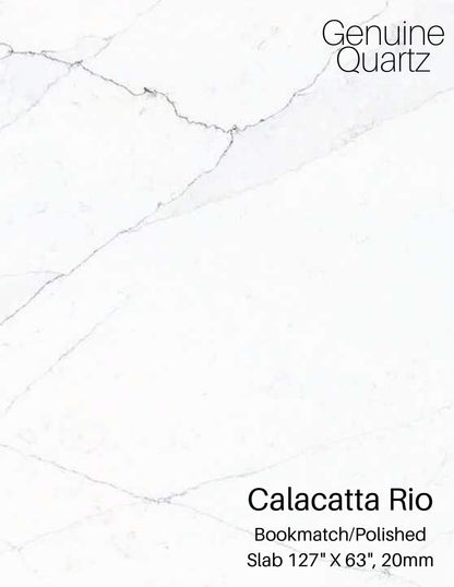Calacatta Rio Quartz Slab