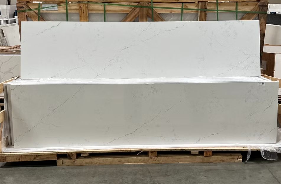 Calacatta Ola Blanca Sintera Silica-Free Quartz Slab