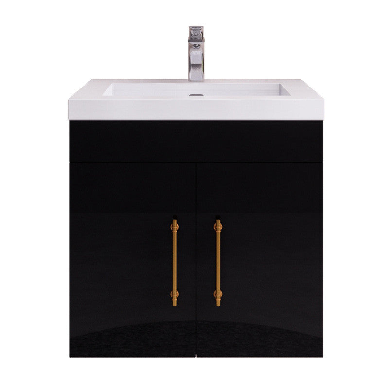 Elsa 24" Wall Mounted Bathroom Vanity with Reinforced Acrylic Integrated Sink Top