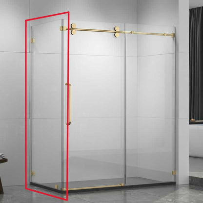 Mirelle Frameless Single Sliding Shower Door