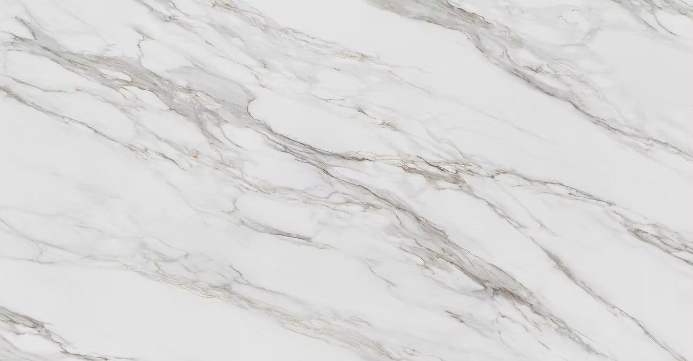 Golden Serenity Printed Quartz Slab