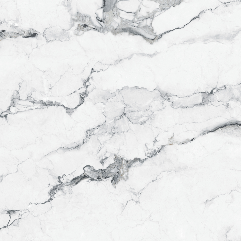 Graphite Cascade Printed Surface Quartz Slab