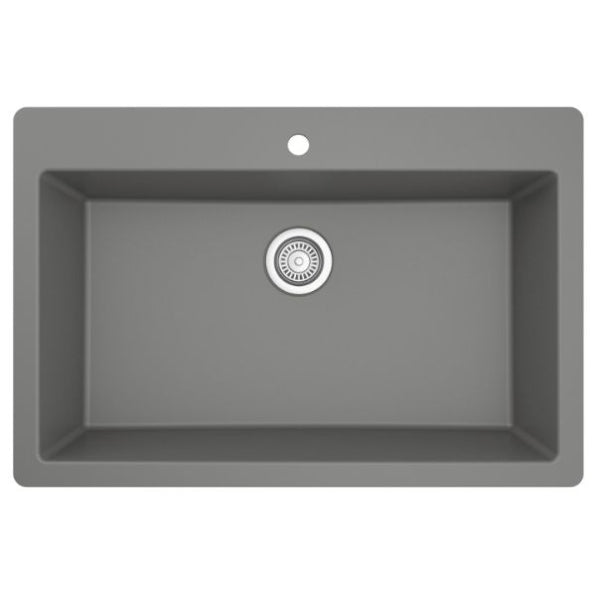 Essence 33" Quartz Composite Top Mount Kitchen Sink