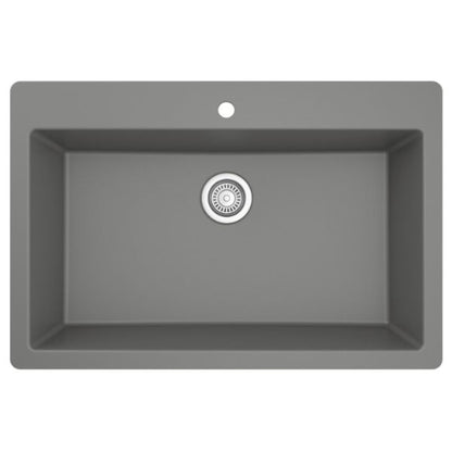 Essence 33" Quartz Composite Top Mount Kitchen Sink