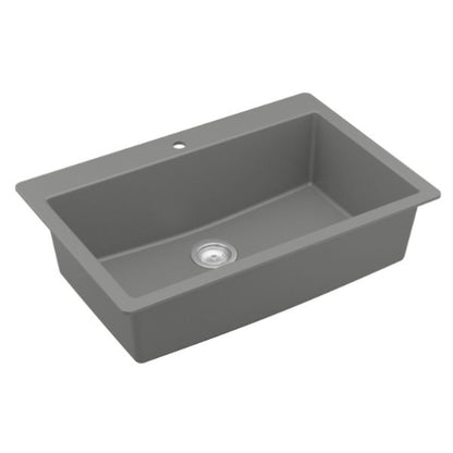 Essence 33" Quartz Composite Top Mount Kitchen Sink