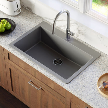 Essence 33" Quartz Composite Top Mount Kitchen Sink