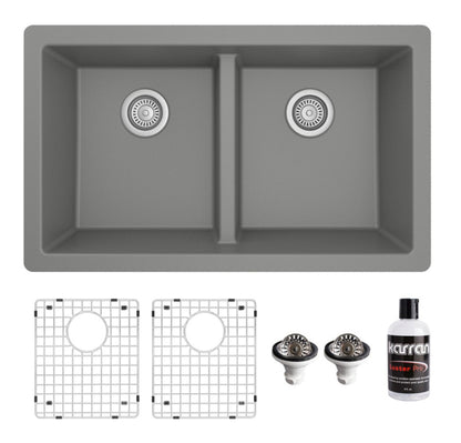 Essence 32" Quartz Composite Undermount Kitchen Sink