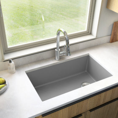 Essence 32" Quartz Composite Undermount Kitchen Sink