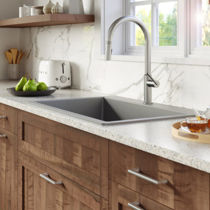 Essence 33" Quartz Composite Top Mount Kitchen Sink