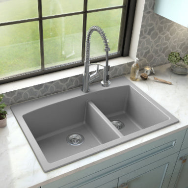 Tudor 33" Quartz Composite Top Mount Kitchen Sink