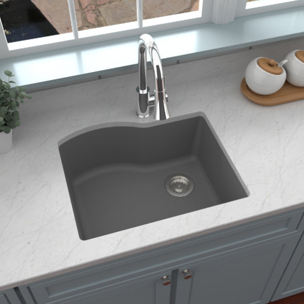 Stonera 24" Quartz Composite Undermount Kitchen Sink