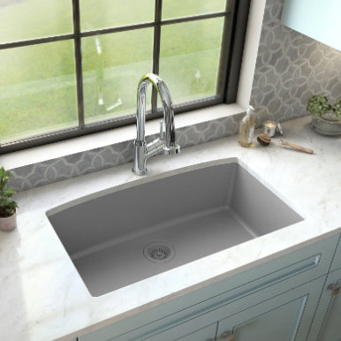 Tudor 33" Quartz Composite Undermount Kitchen Sink