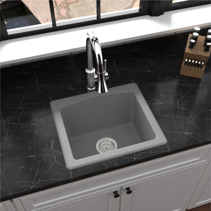 Tudor 18" Quartz Composite Top Mount Bar Sink