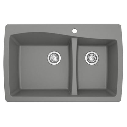 Tidal 34" Quartz Composite Top Mount Kitchen Sink