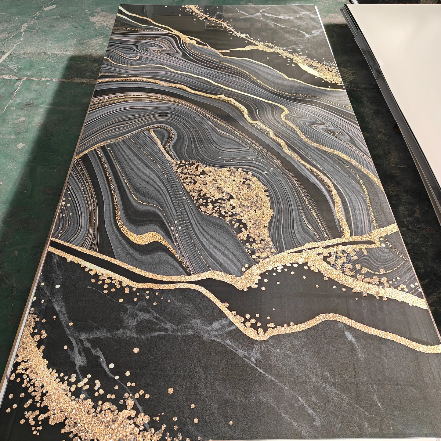 Gold Rush Galaxy PVC Shower Wall Panel