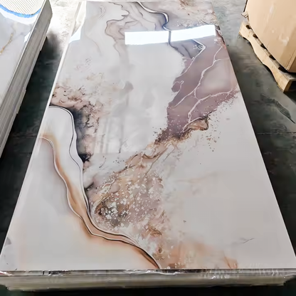 Blush Nebula PVC Shower Wall Panel